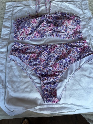 Shein purple pink white floral - shein,