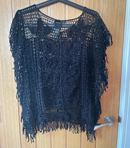 Cliché black crochet beach