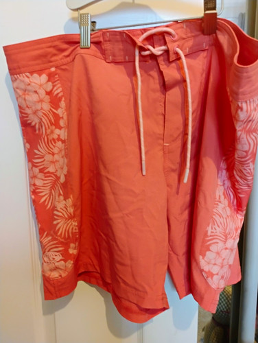 Animal orange floral - orange, swim
