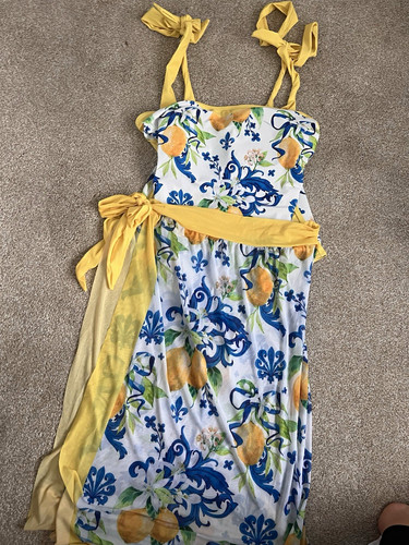 Womens lemon tie - tie, swimsuit