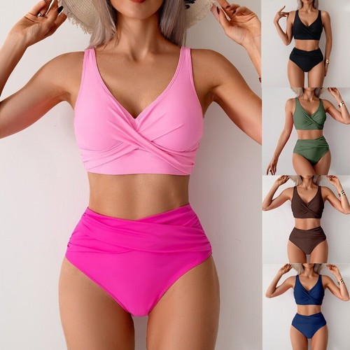 Ladies high waist swimwear - high,