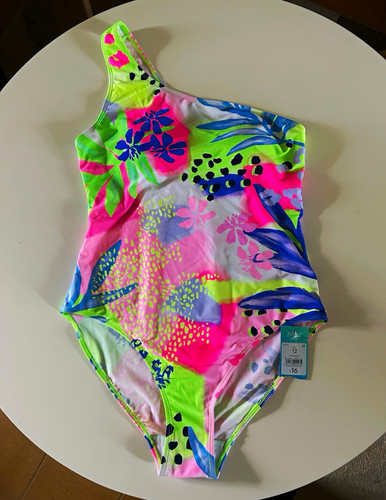 Matalan one shoulder - shoulder, swimsuit