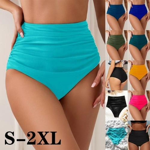 Women high waisted swim shorts - high,