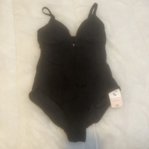 Black crochet style swimsuit - style,