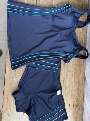 Bhs tankini blue size good - size,