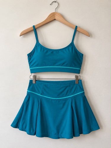 Shekini blue skirted bikini - blue,