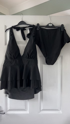 Black halter neck - black,