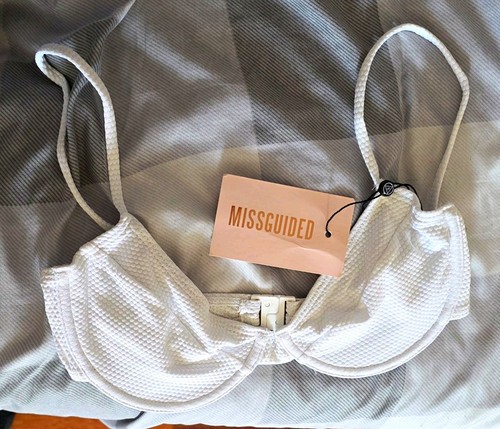 Missguided white textured - white,