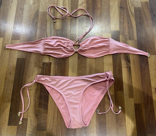 Coral peach topshop bikini - topshop,