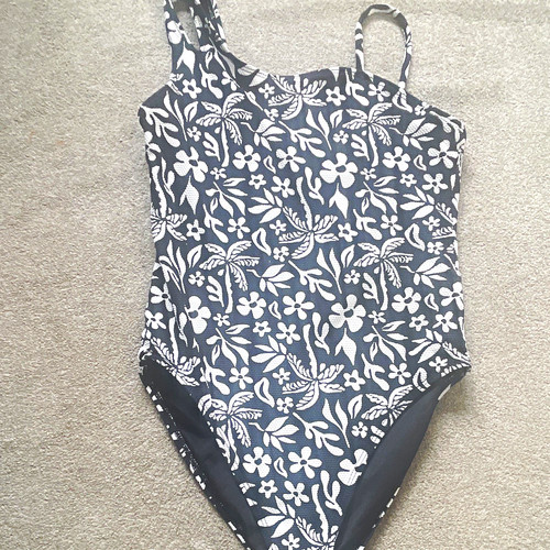 Primark black white floral - black,