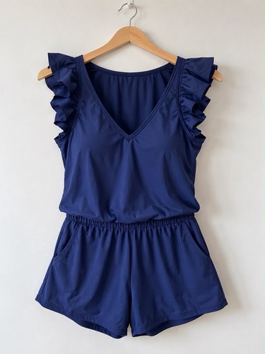 Shekini navy ruffle - shekini, swimsuit