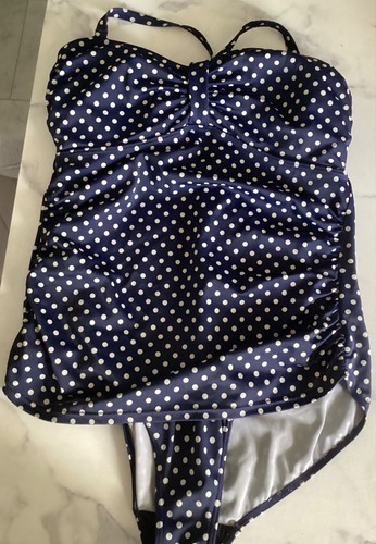 Womens swimming costume navy - swimming,