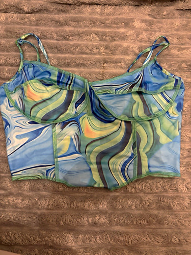 Shein women abstract blue - women’s,