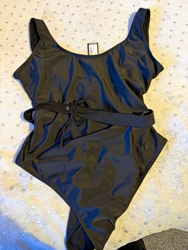 Boohoo black one piece - black,