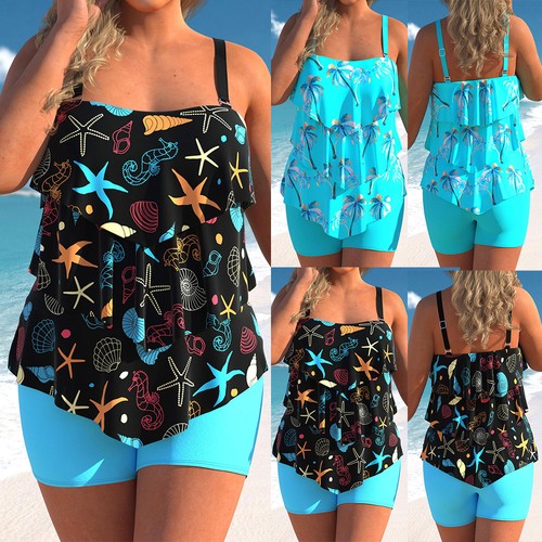 2pcs women padded tankini - women,