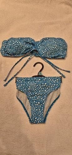 Blue white star pattern - star,