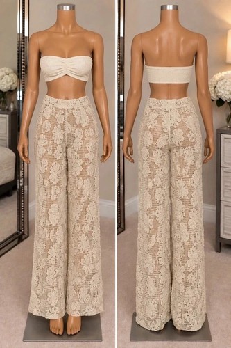 Musera crochet beach trousers - crochet,