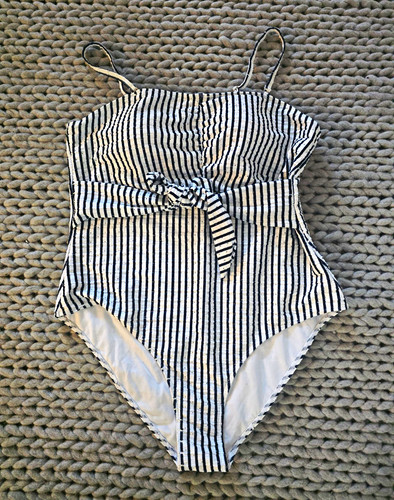 Shein striped one - shein, one-piece