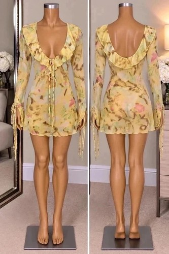 Shein yellow floral - yellow,