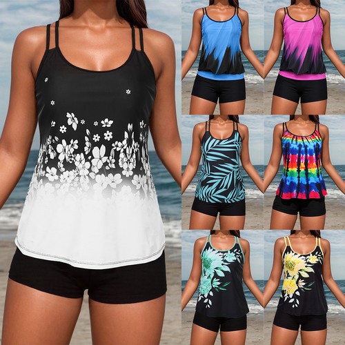 Womens padded tankini set - womens,