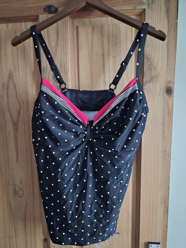 Tankini black polka - dot, size